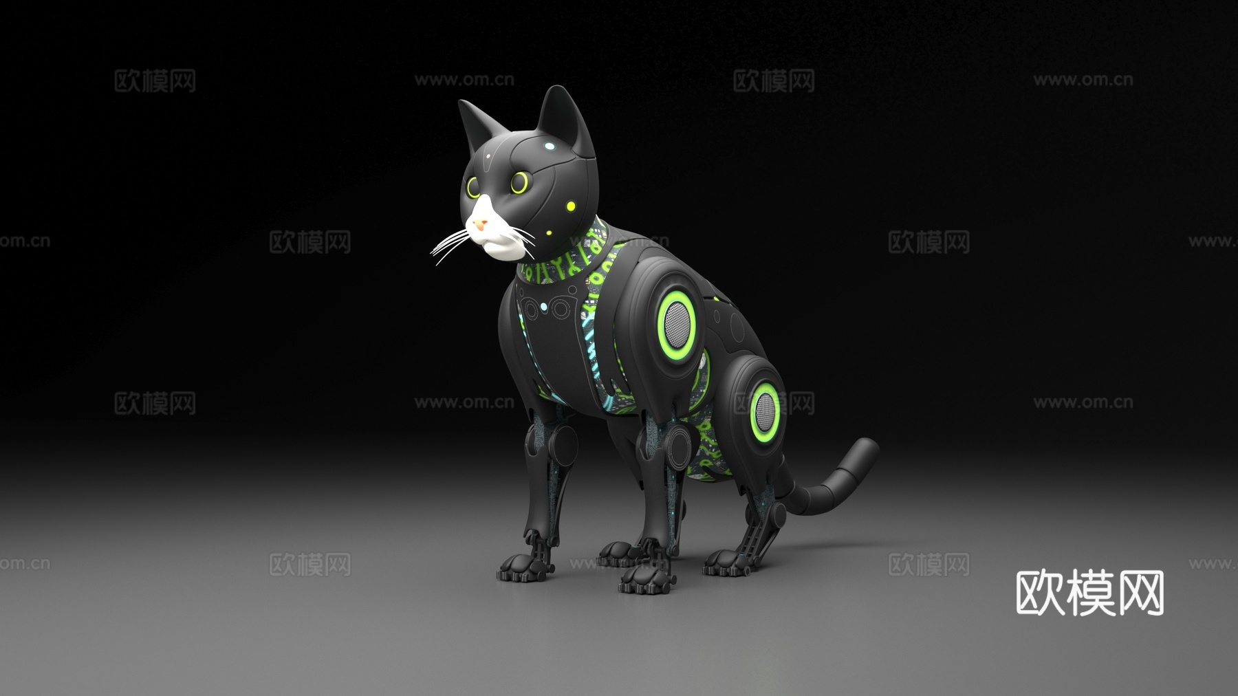 电子猫3d模型