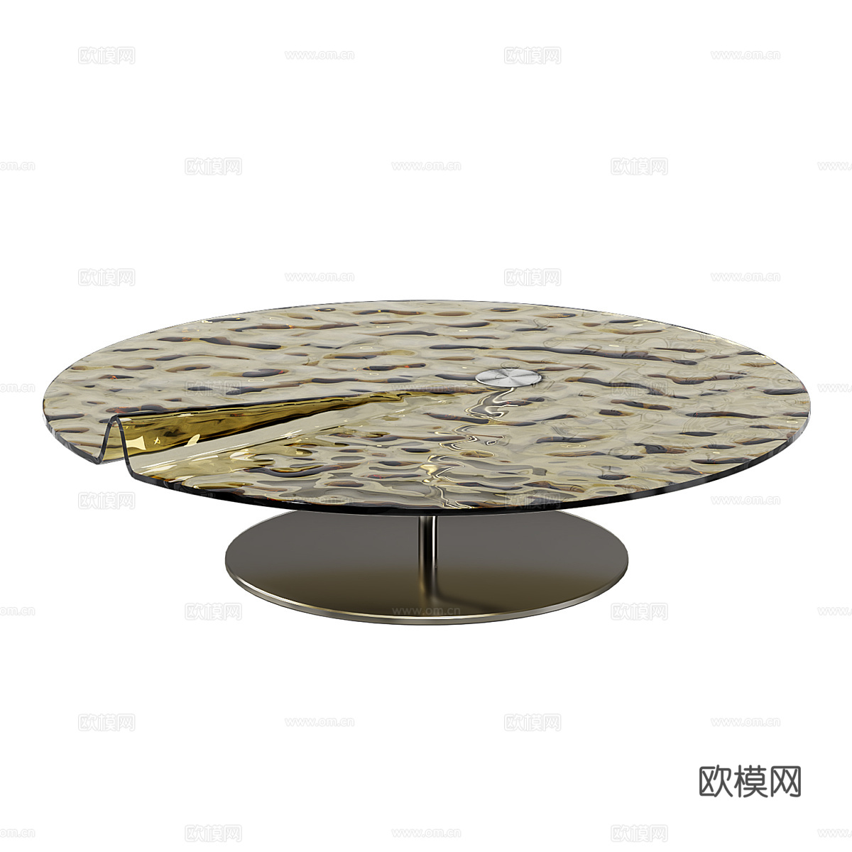 现代意式极简茶几3d模型