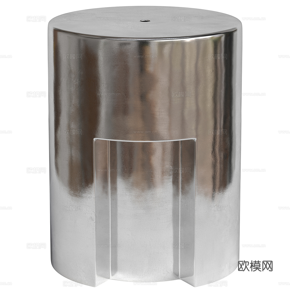 现代 HKliving 炻器边桌 金属边几3d模型