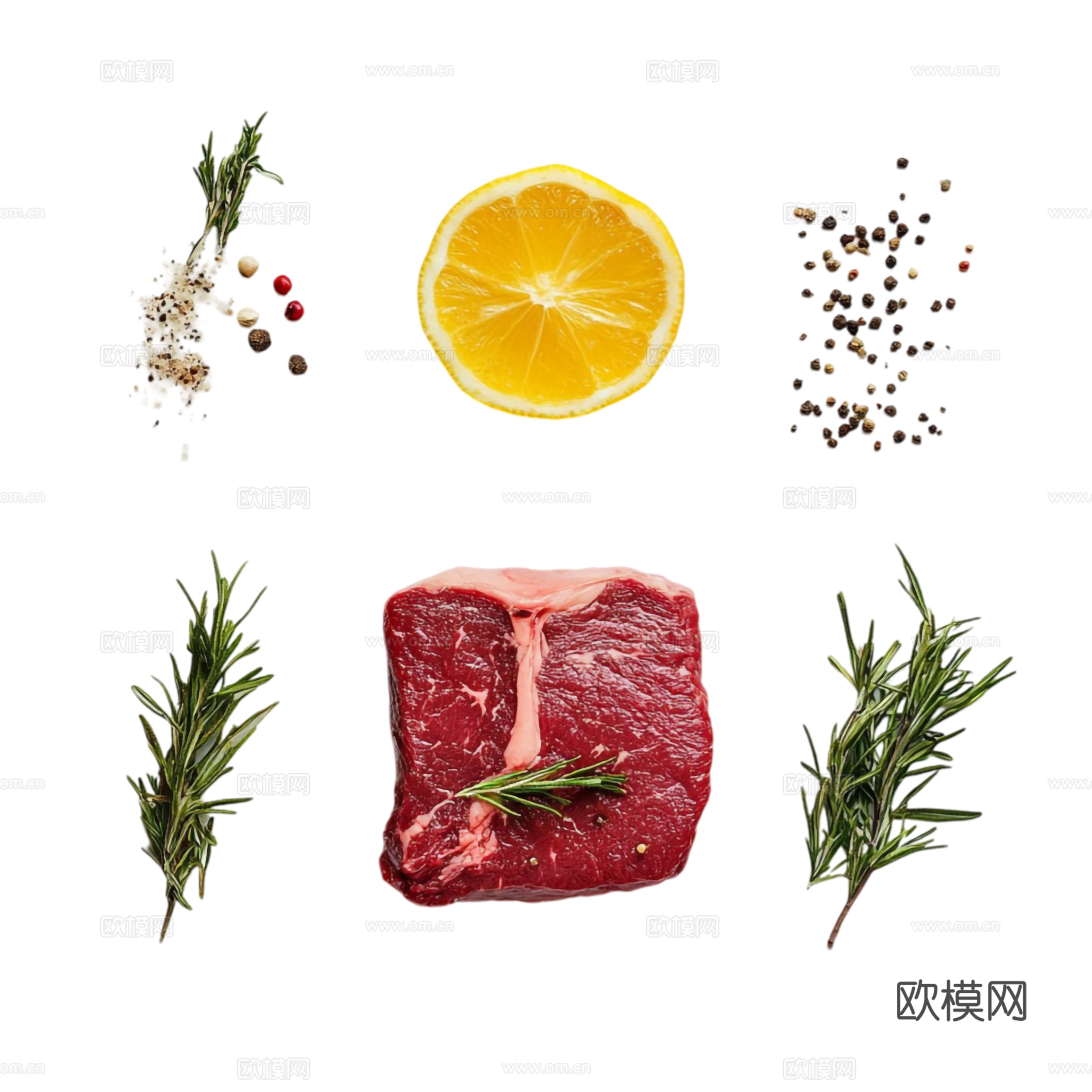 免抠牛排 牛排套餐 生牛排 牛肉 西餐 烤牛排