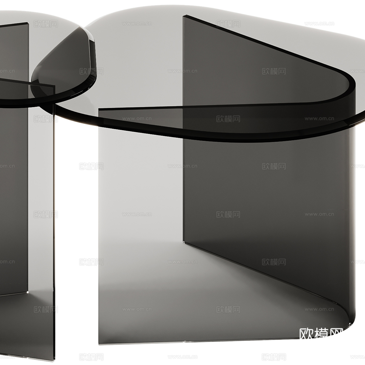 现代意式极简 ROLF BENZ ONNO 茶几3d模型