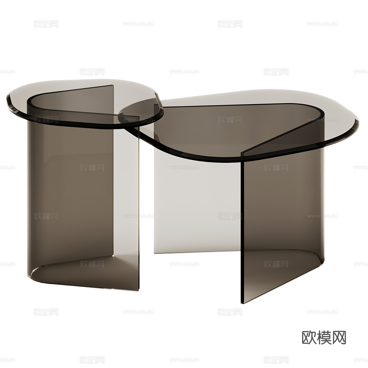 现代意式极简 ROLF BENZ ONNO 茶几3d模型