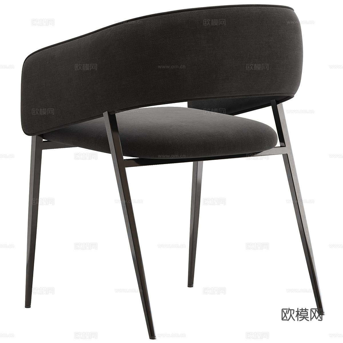 现代意式极简 Globewest Eliza 餐椅3d模型