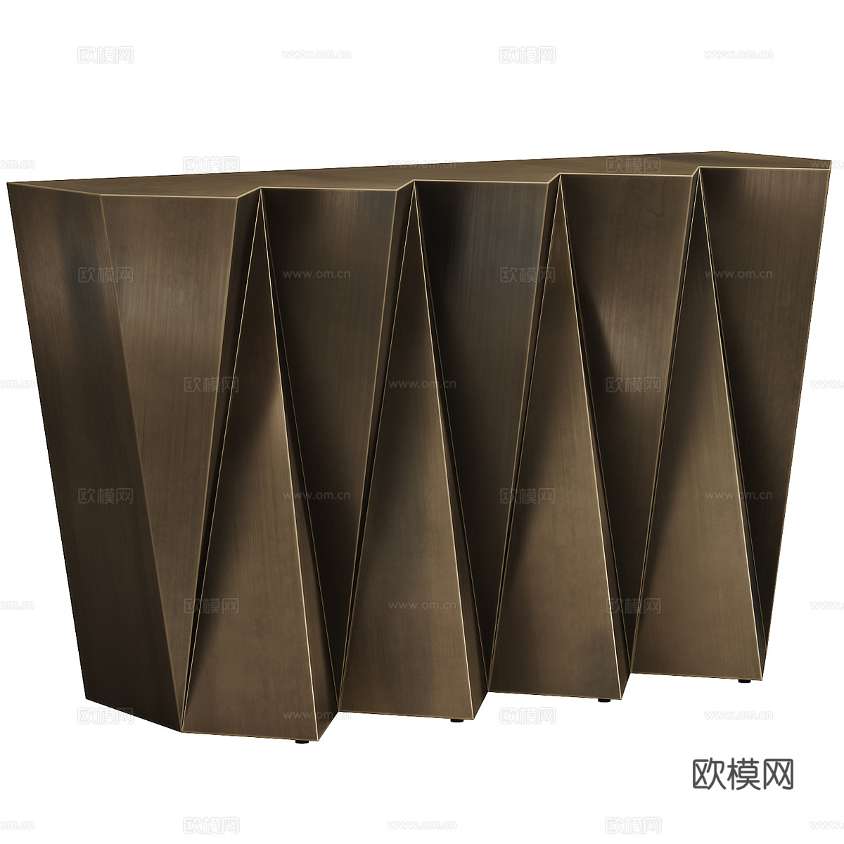 新中式轻奢端景台3d模型
