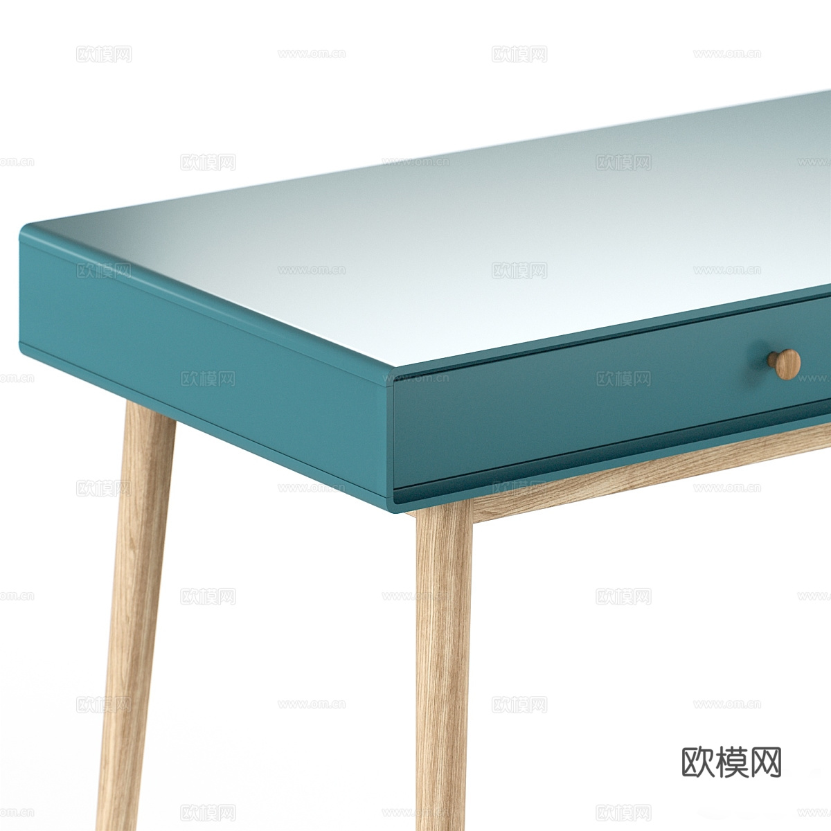 现代北欧梳妆台3d模型