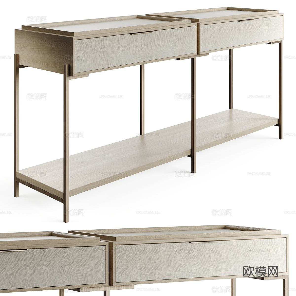 新中式轻奢 Desiron UNION 玄关桌3d模型