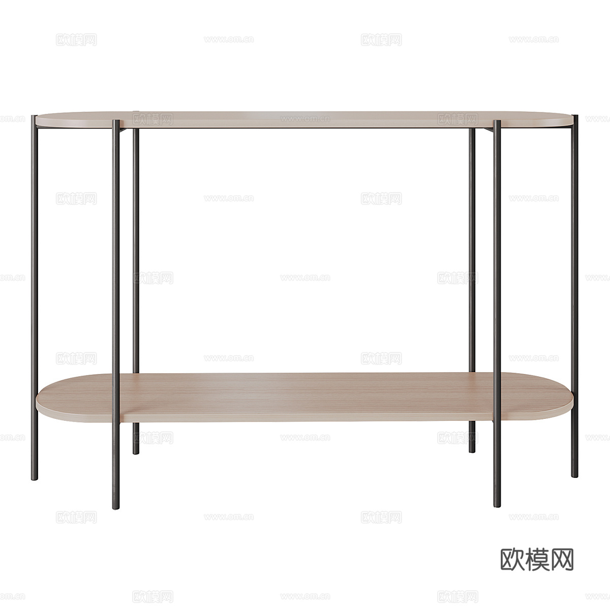 现代极简端景台 玄关桌3d模型