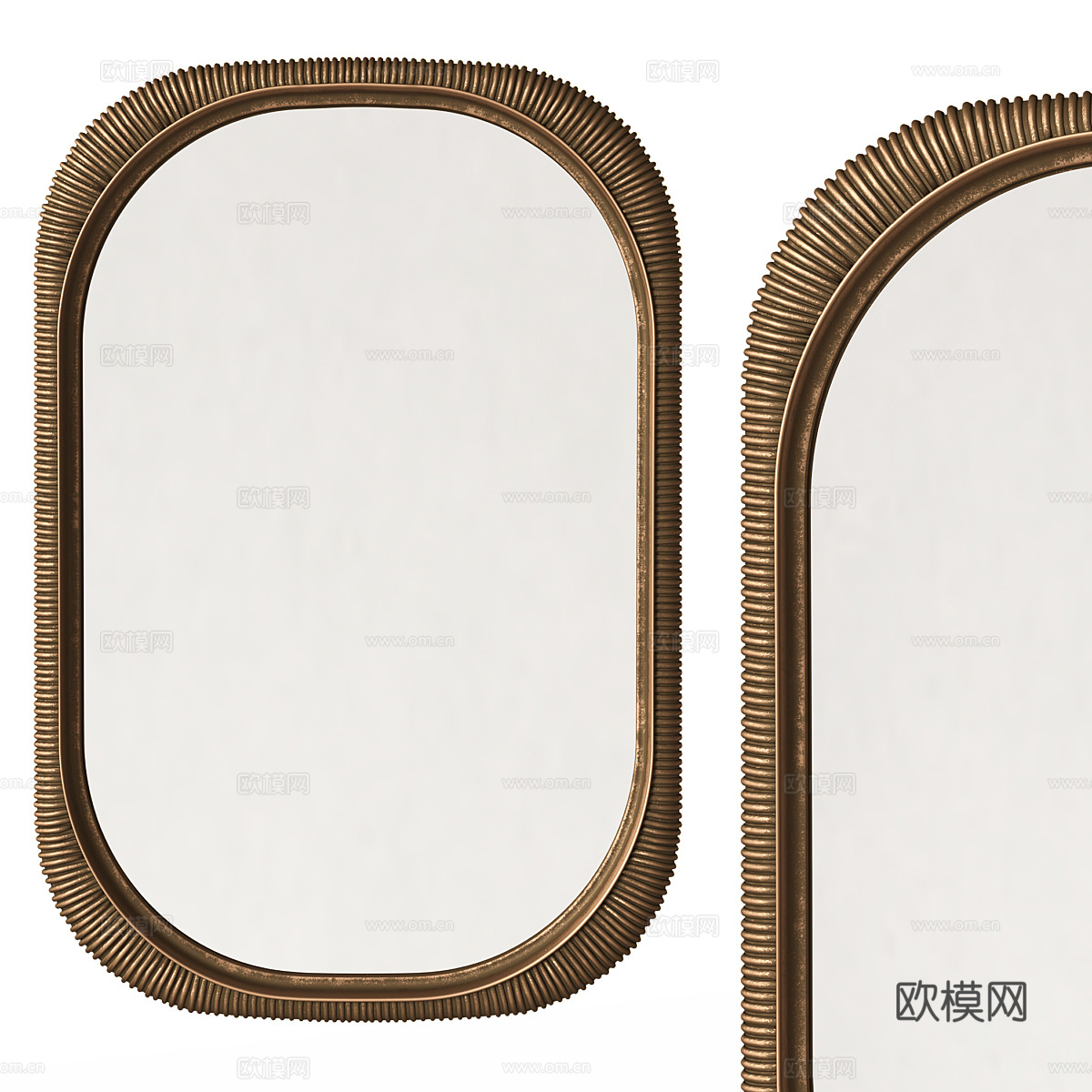 中古卫浴镜 换衣镜 装饰镜 镜子3d模型