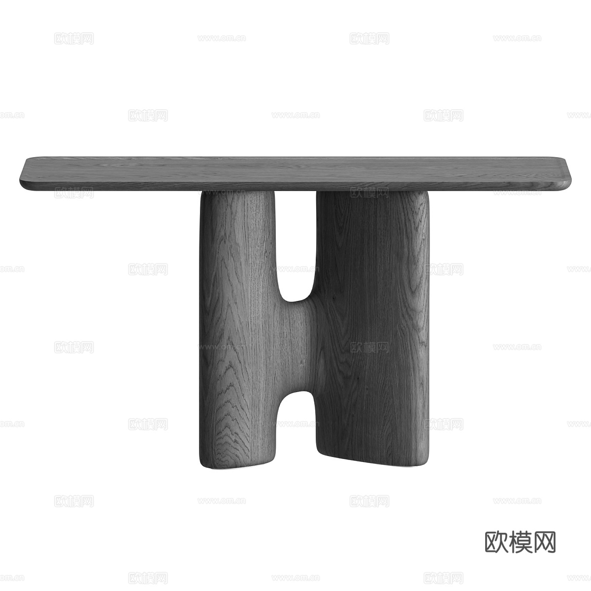 新中式侘寂玄关桌 端景台3d模型