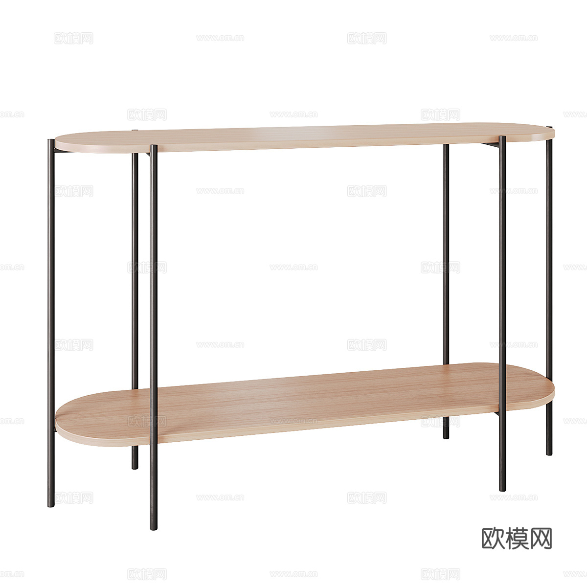 现代极简端景台 玄关桌3d模型