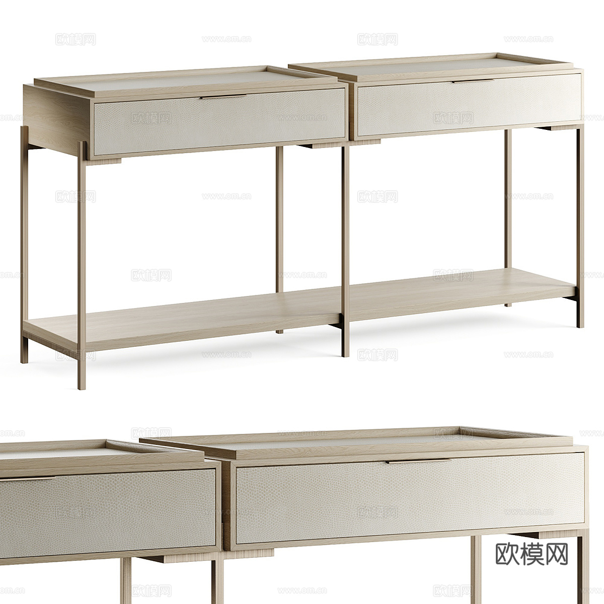 新中式轻奢 Desiron UNION 玄关桌3d模型