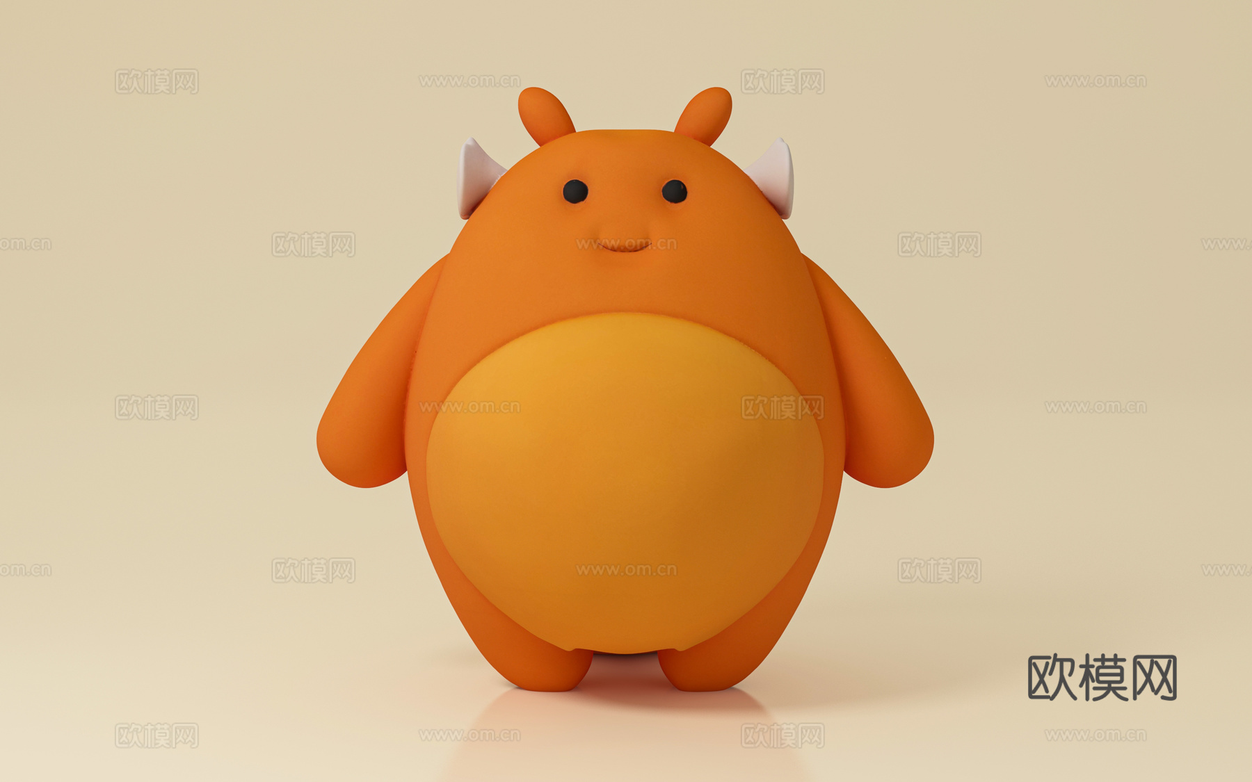 小怪 怪兽 精灵 Q版 摆件 手办 卡通 玩具 公仔 雕塑3d模型
