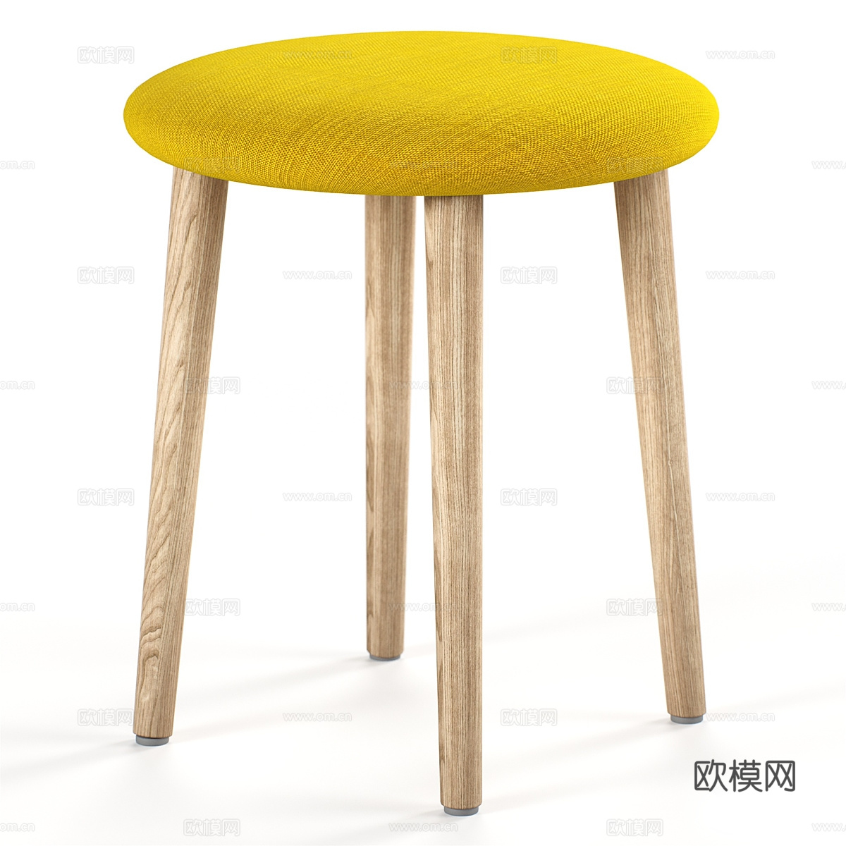 现代北欧梳妆台3d模型