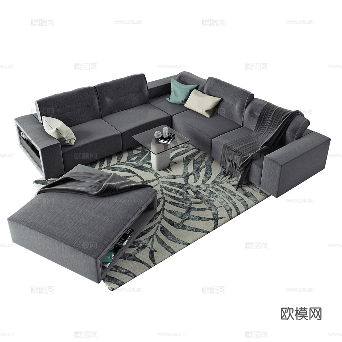 BoConcept 汉普顿3d模型