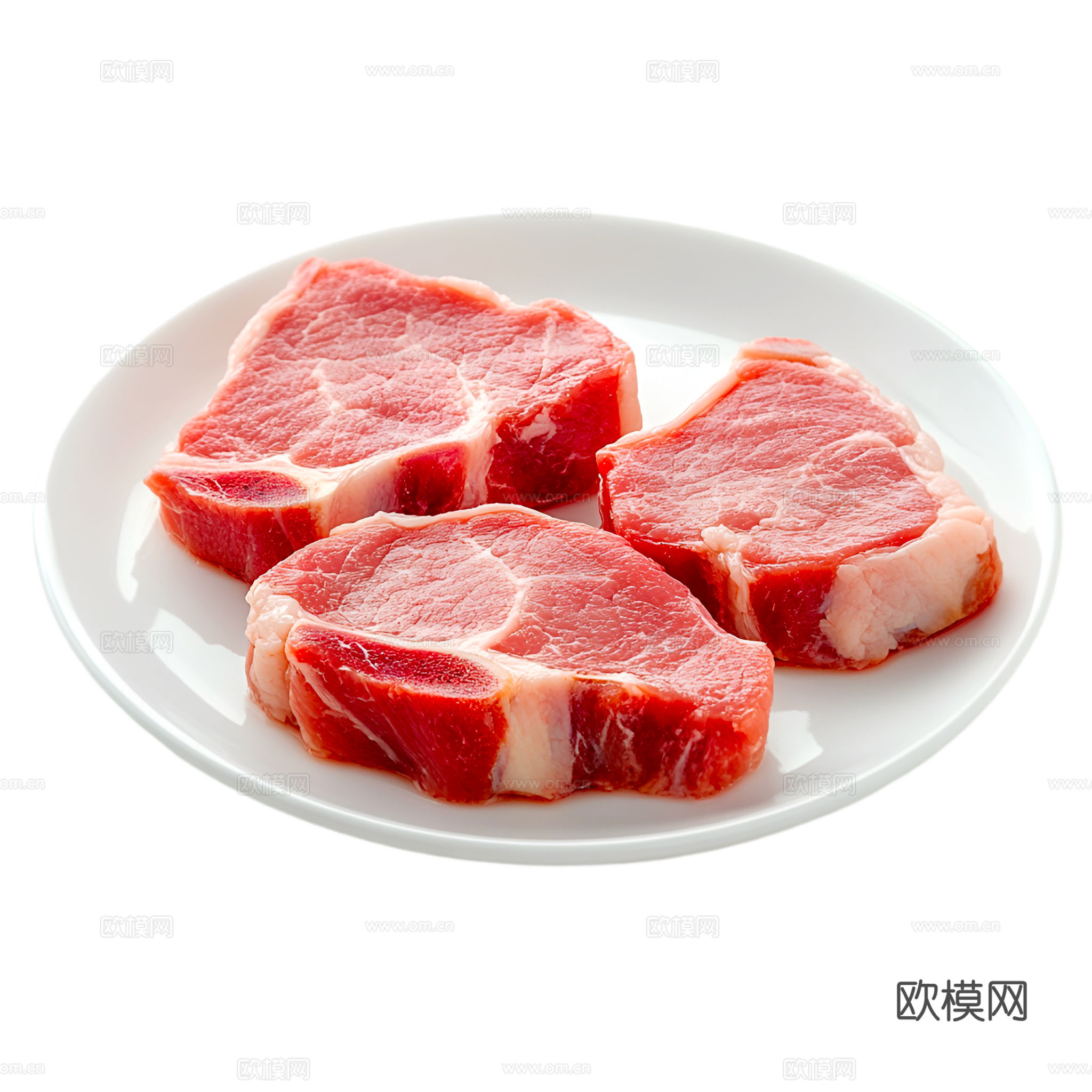 免抠牛排  米饭 牛排套餐 生牛排 牛肉 西餐