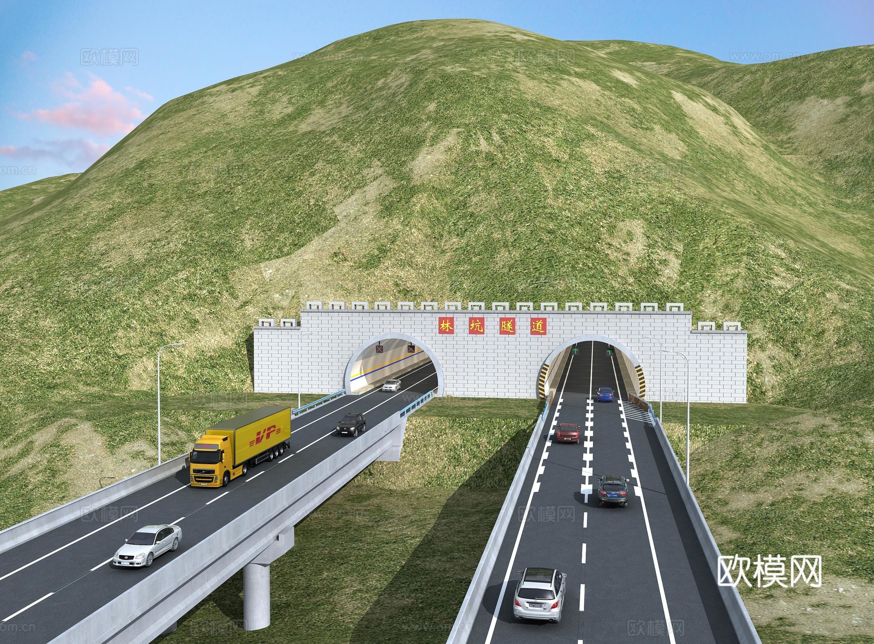 隧道口3d模型