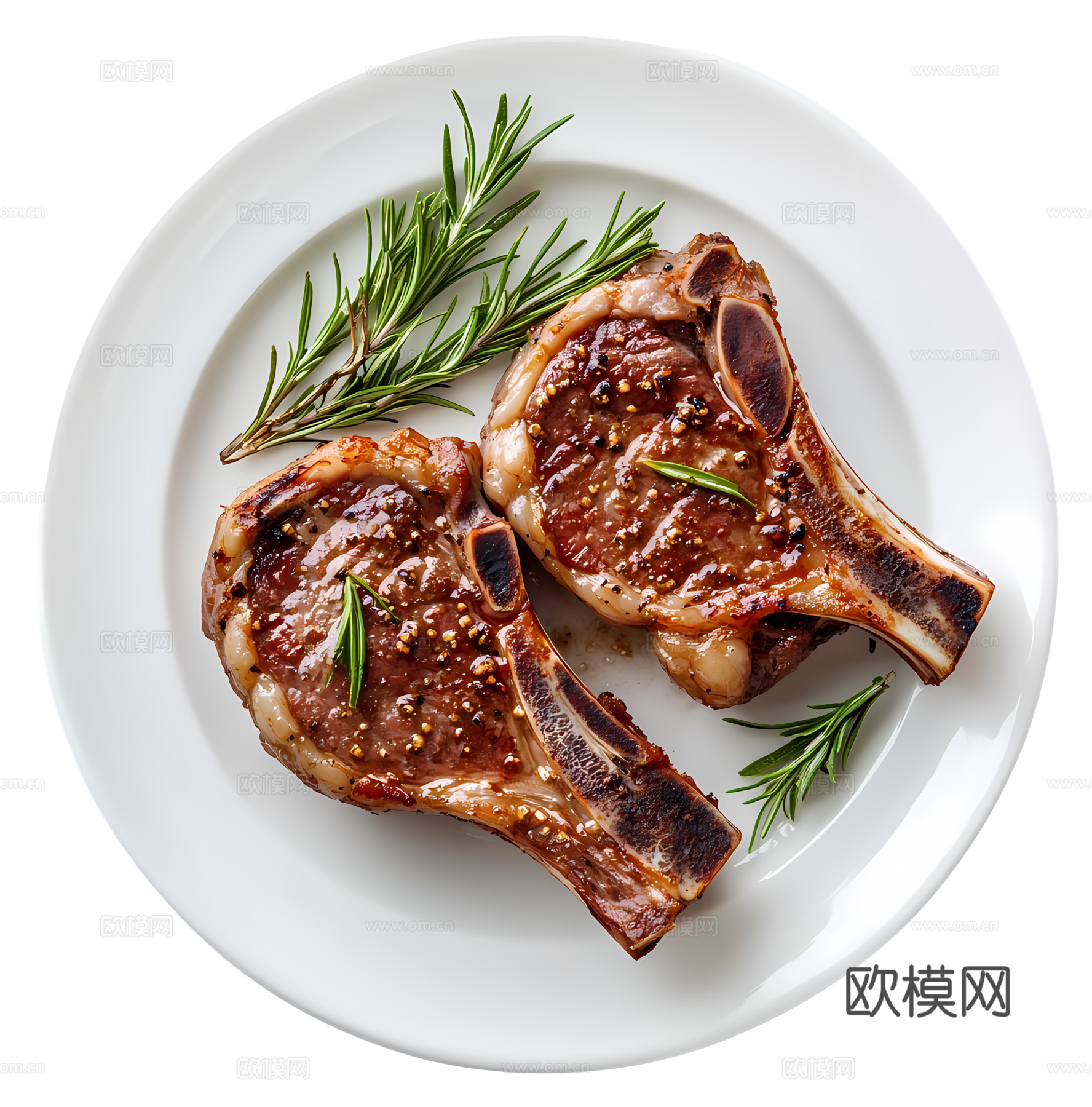 免抠牛排 烤牛排烤牛肉 羊排 扇子骨 烧烤 生牛肉 红烧排骨