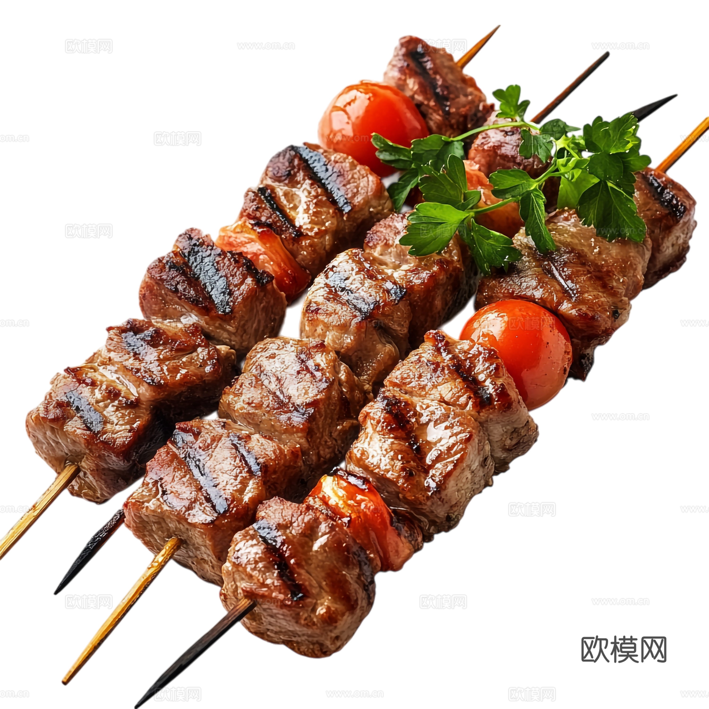 免抠烤串 烤牛肉串 烧烤 羊肉串 肉串