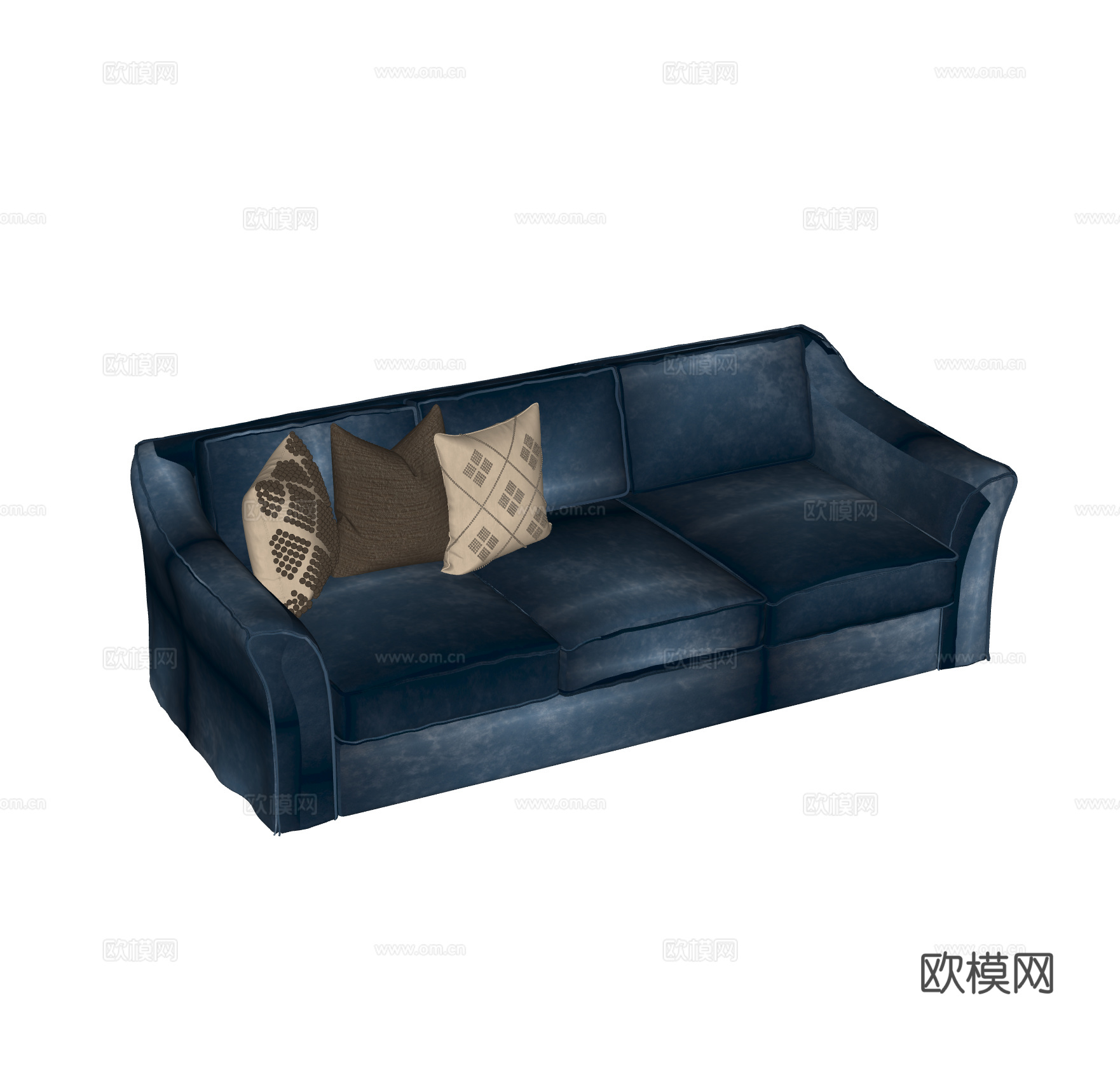 Villevenete 欧式沙发 古典沙发 复古沙发 法式沙su模型