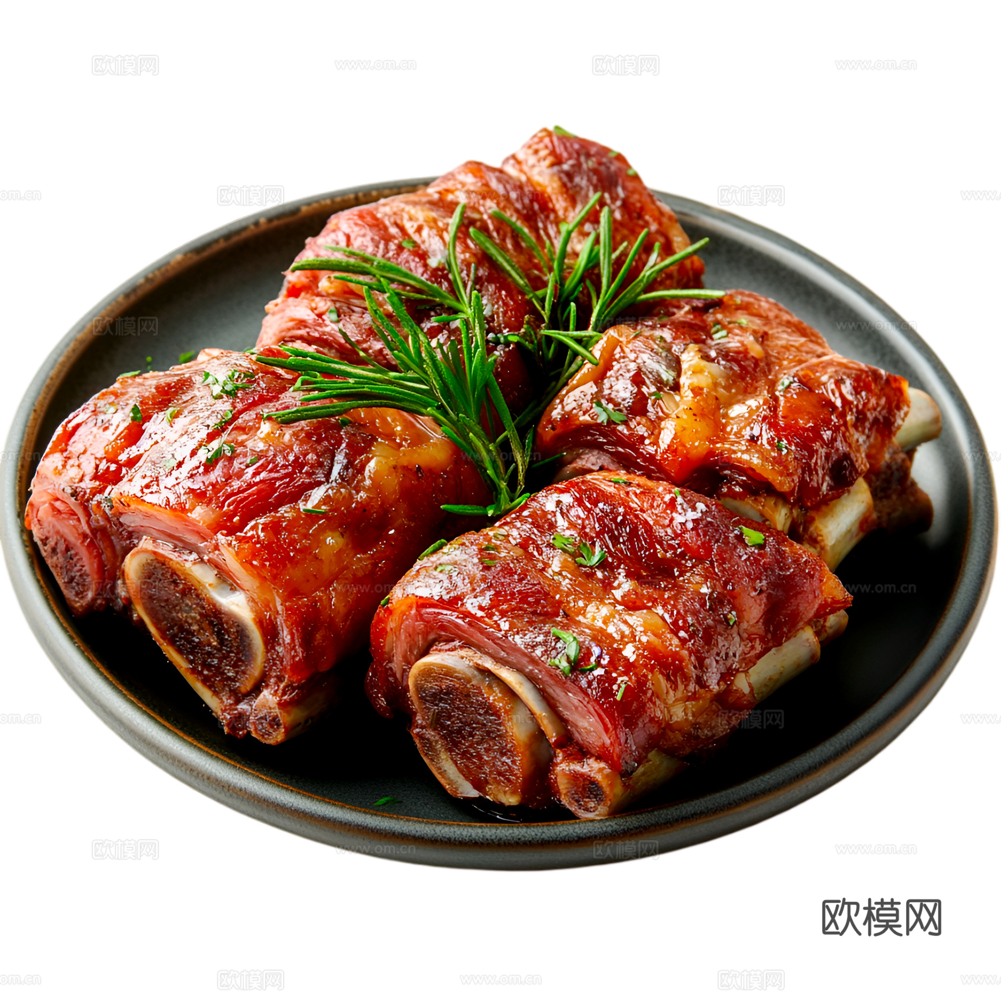 免抠牛排 烤牛排烤牛肉 羊排 扇子骨 烧烤 生牛肉 红烧排骨