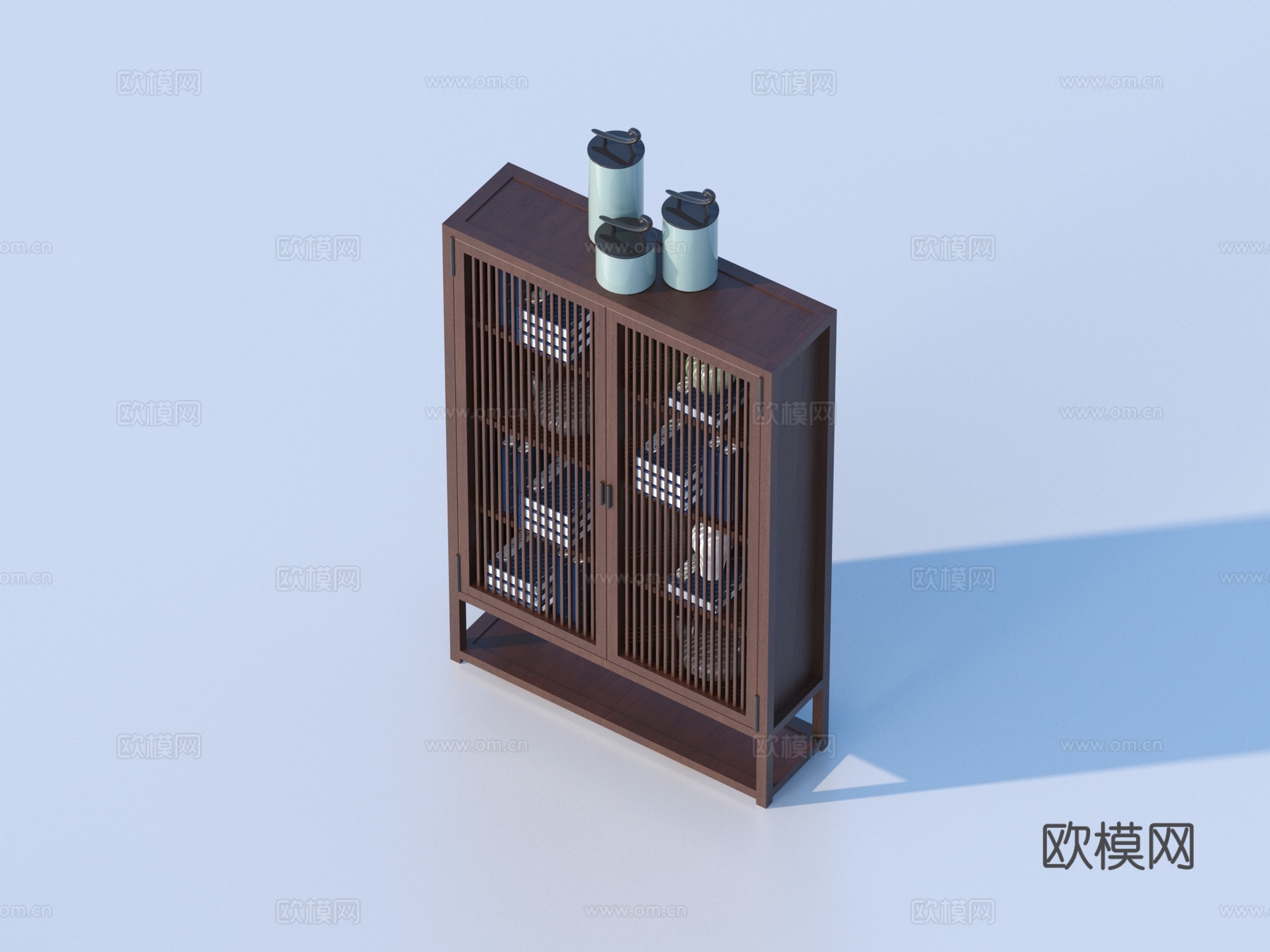茶水柜 边柜3d模型