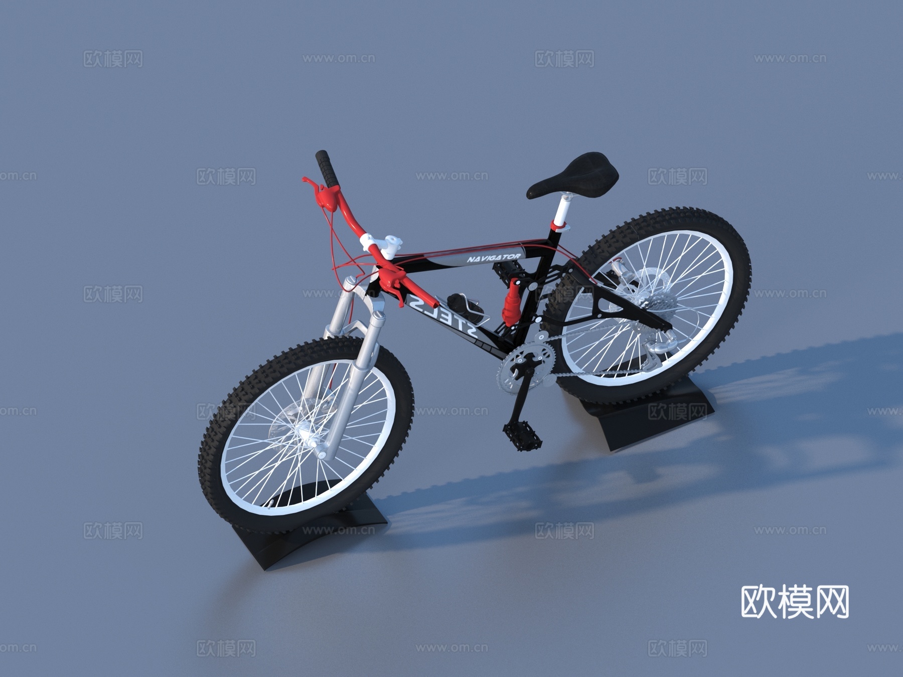 自行车 单车 交通工具3d模型