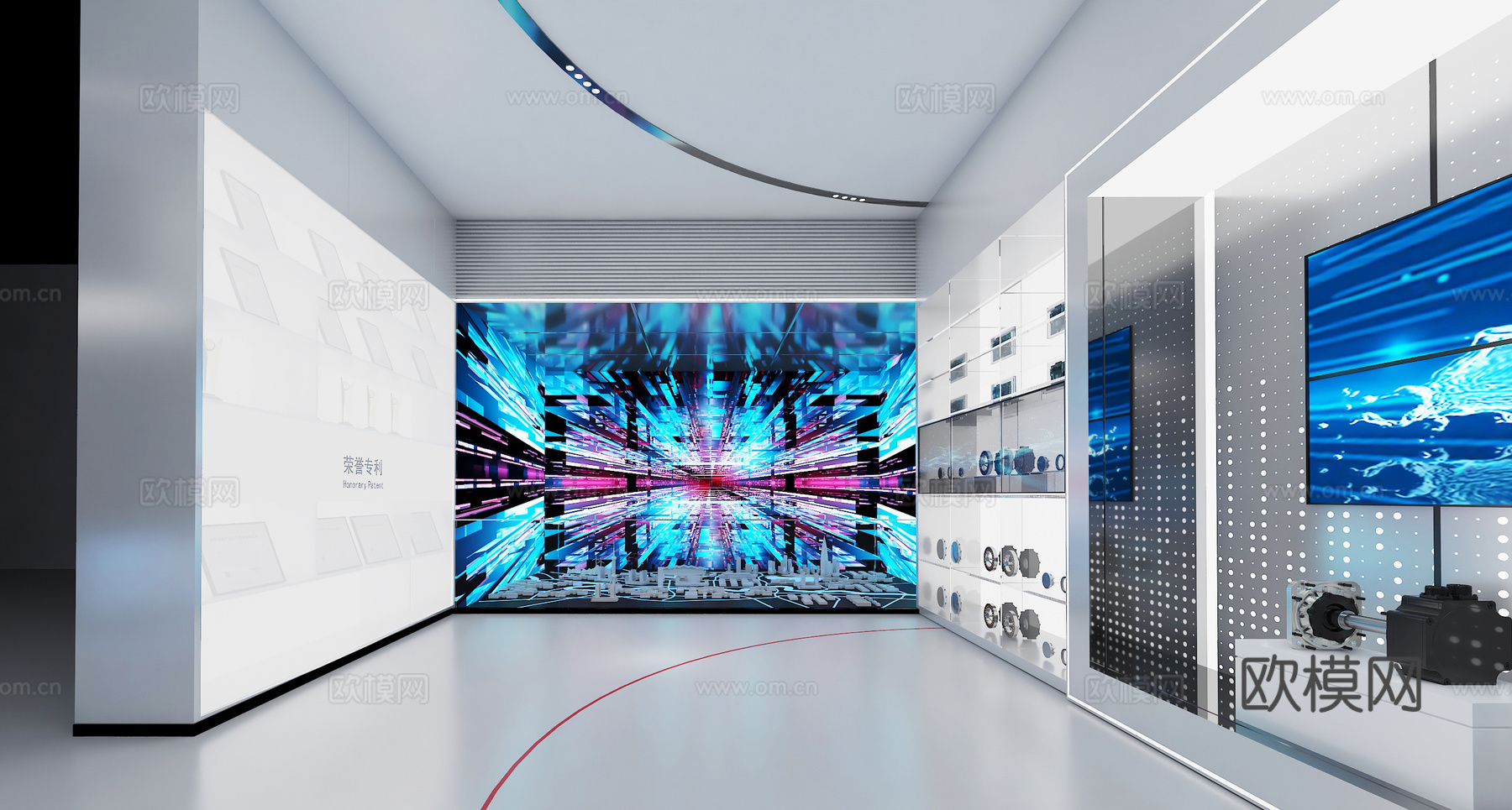 科技展厅3d模型