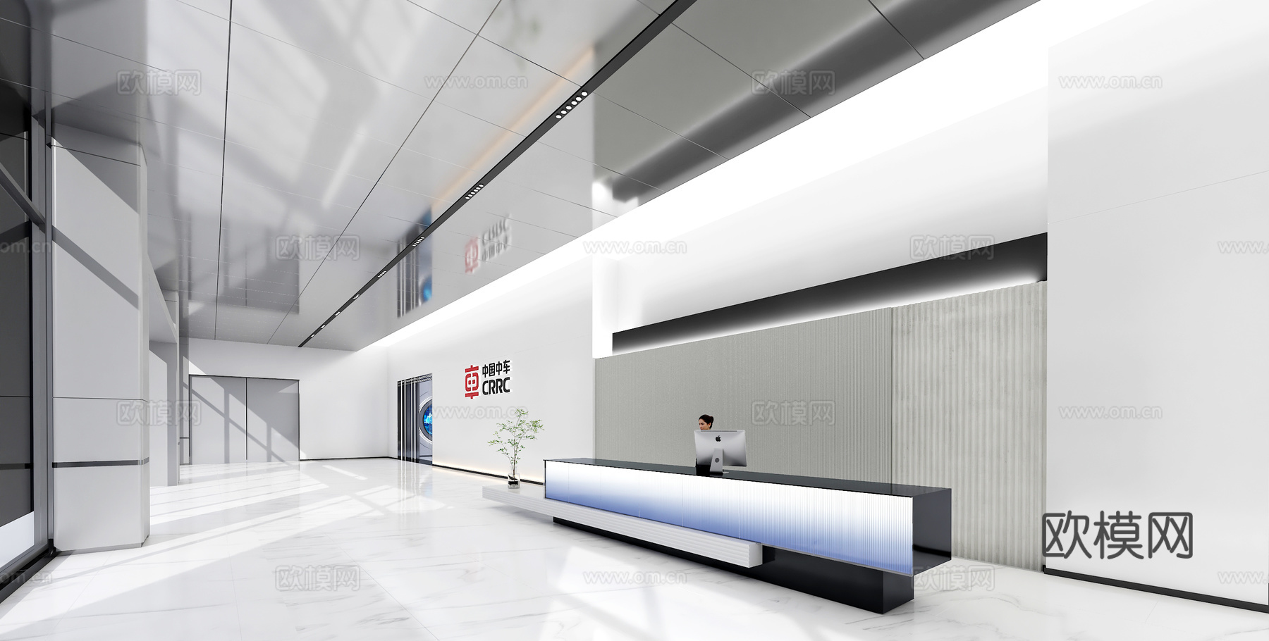 展厅前厅3d模型