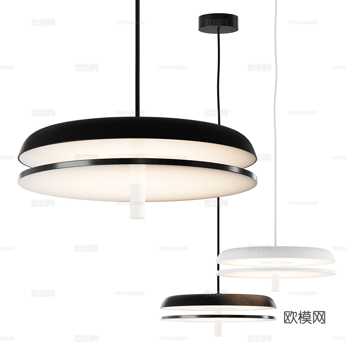 现代吊灯 餐厅吊灯su模型