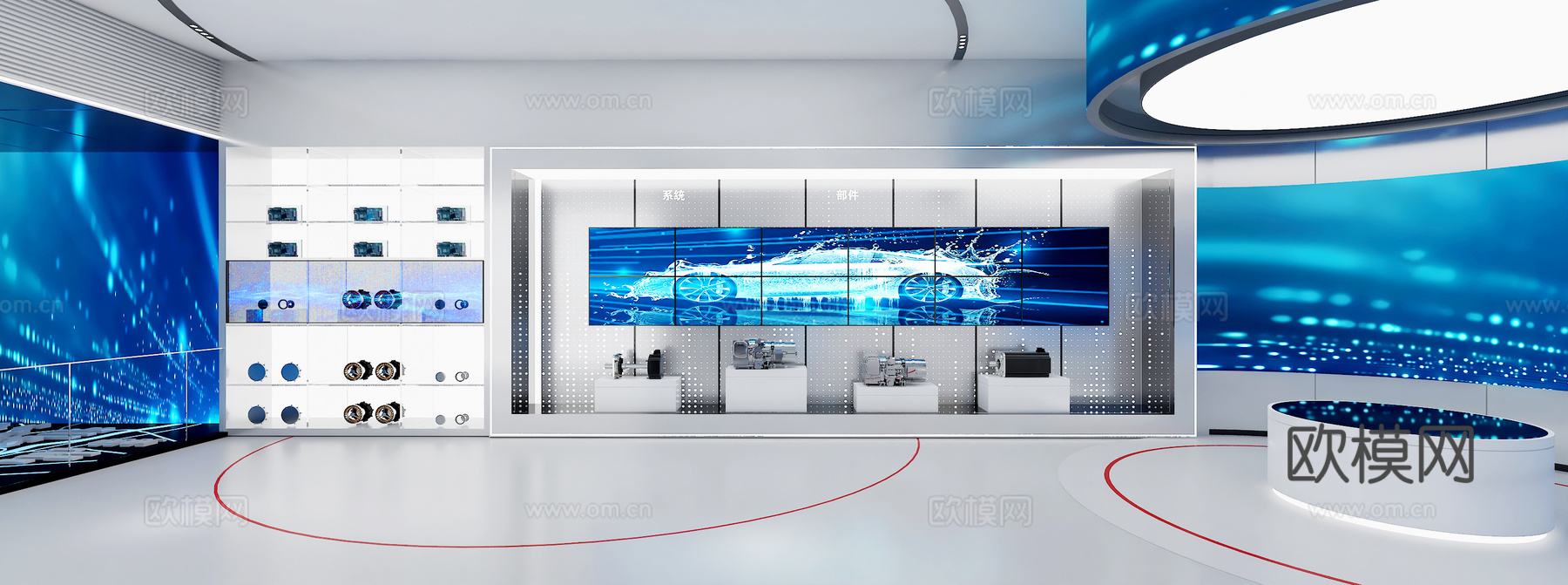 科技展厅3d模型