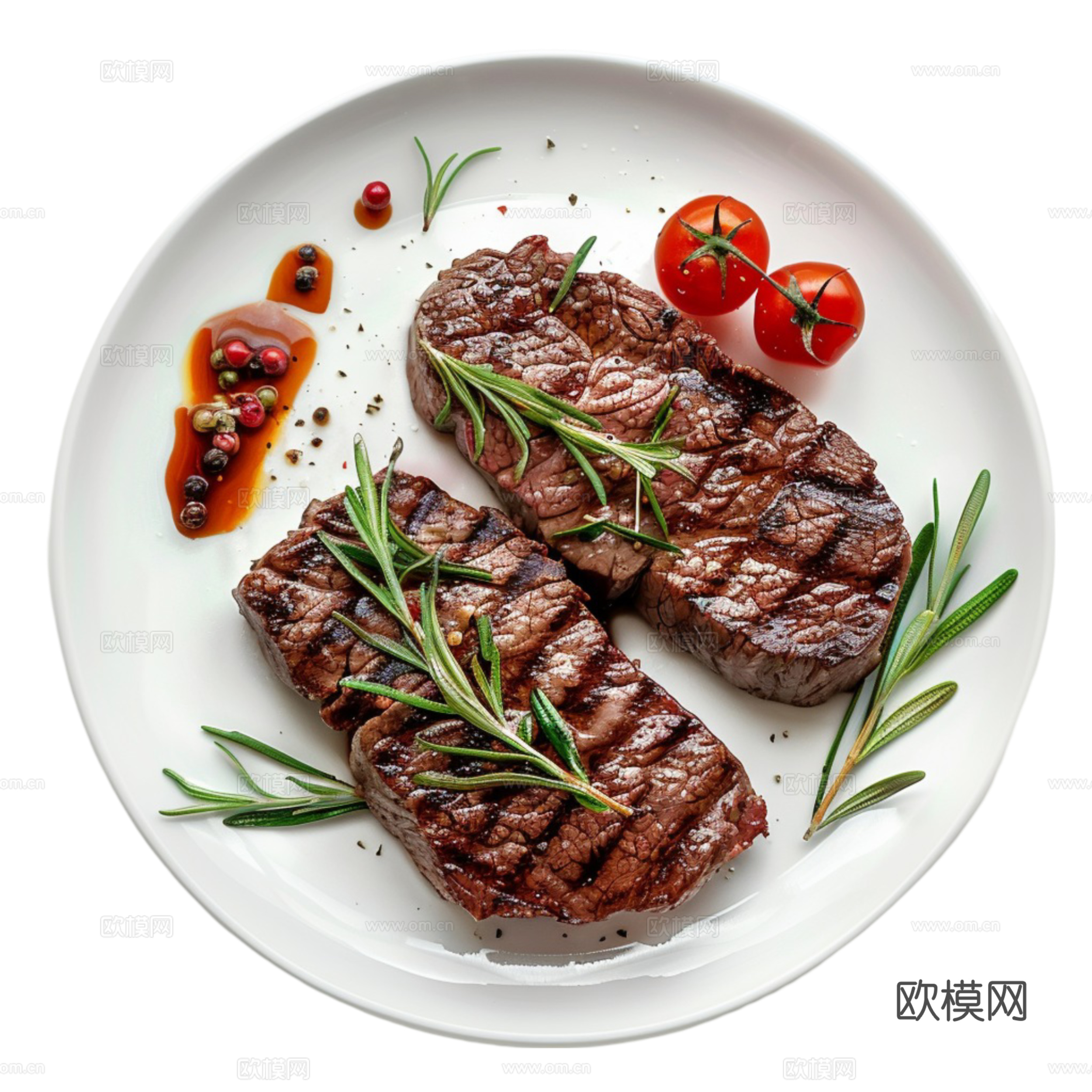 免抠牛排 烤牛排烤牛肉 羊排 扇子骨 烧烤 生牛肉 红烧排骨