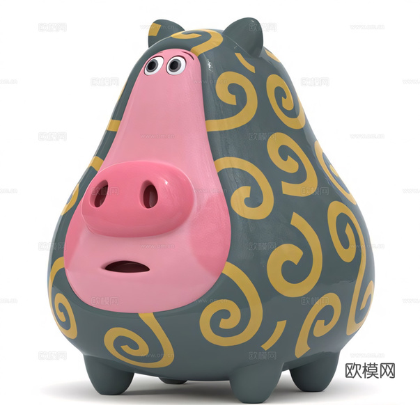 现代 摆件 艺术品 雕塑su模型下载(渲染图1)
