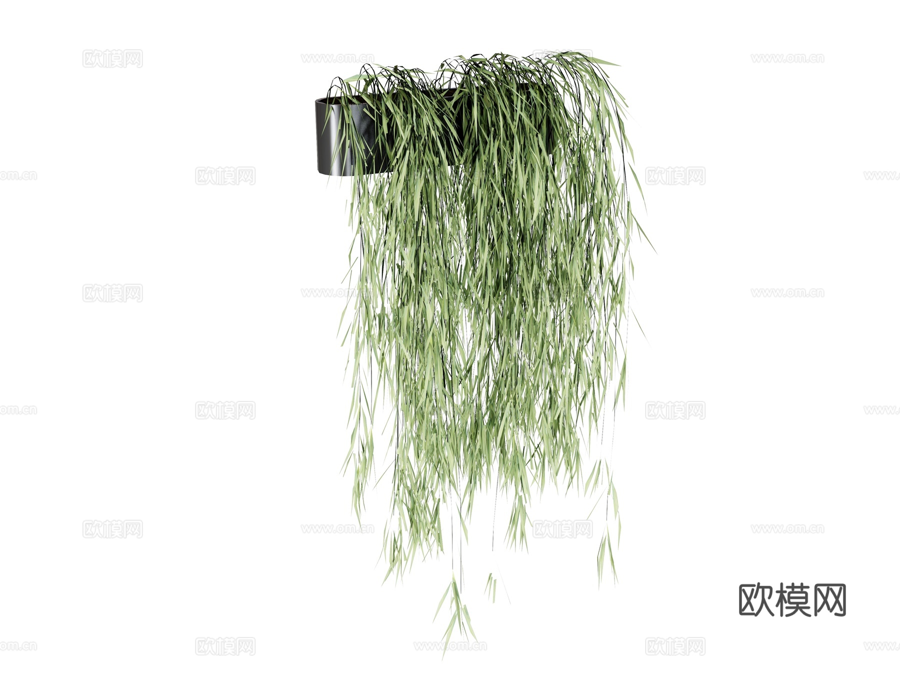 盆栽植物吊篮绿植su模型