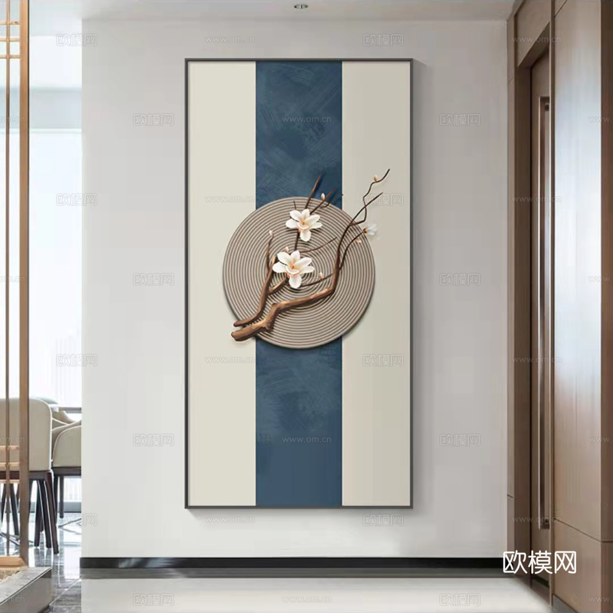 宋式新中式高清挂画贴图
