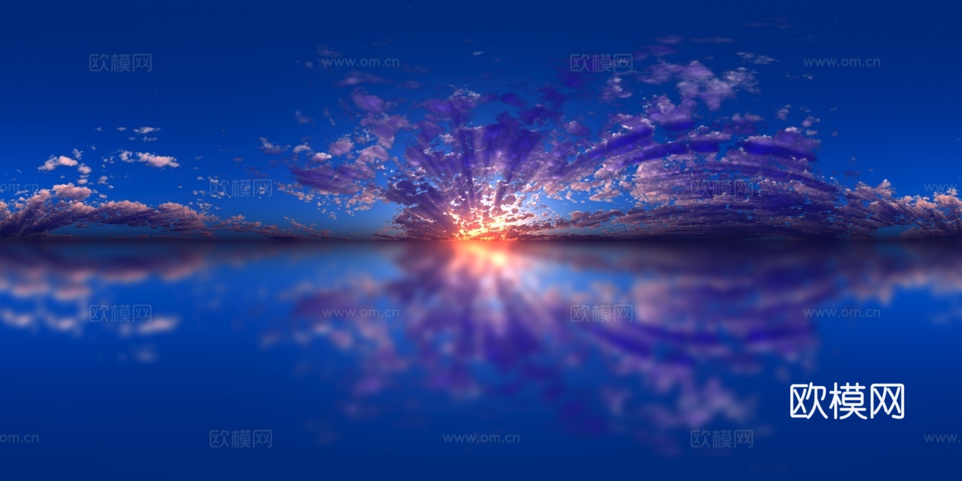 天空HDR 高清 日出 日落 多云 景观 风景贴图下载
