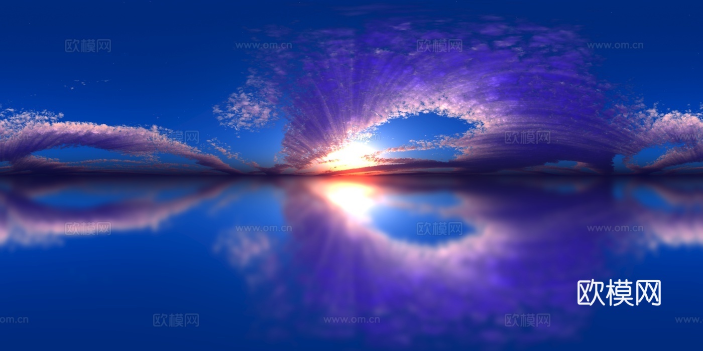 天空HDR 高清 日出 日落 多云 景观 风景贴图
