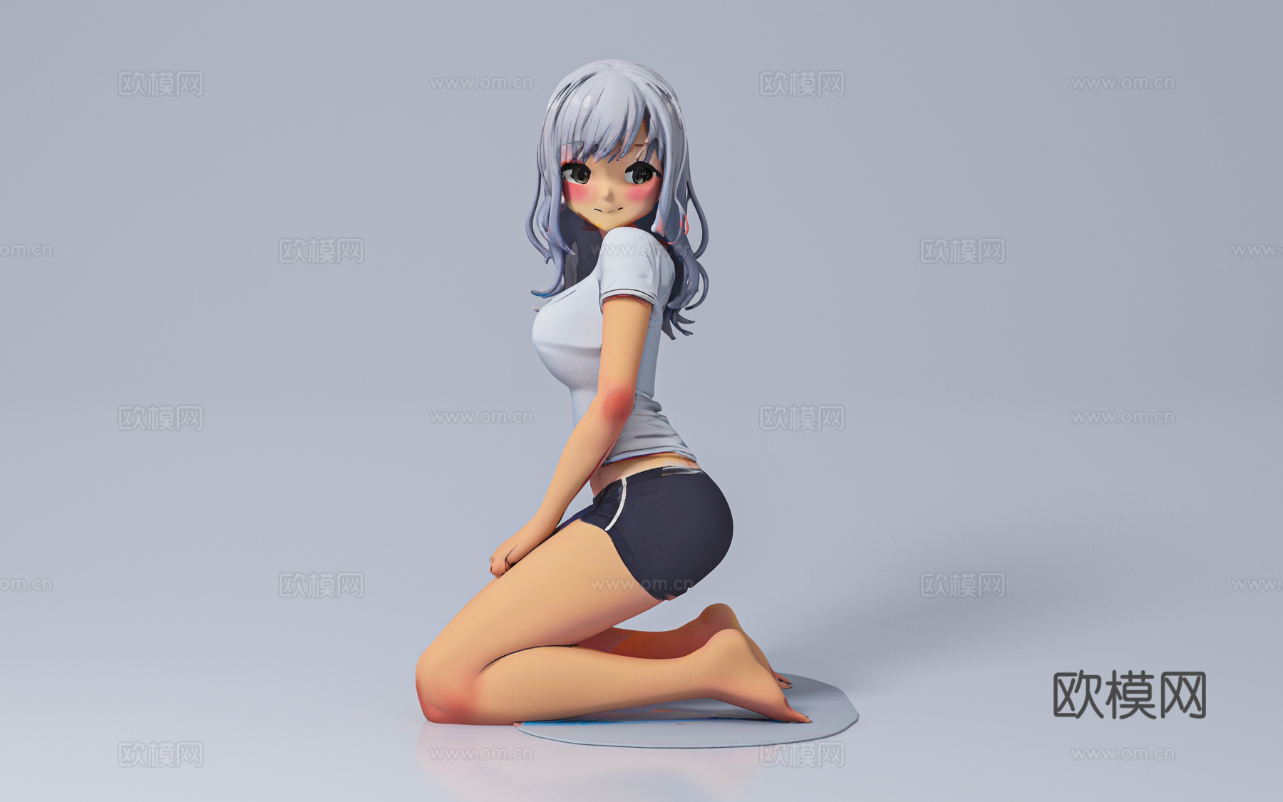 女人 性感 女孩 女性 手办 二次元 摆件 装饰 雕塑 场景3d模型