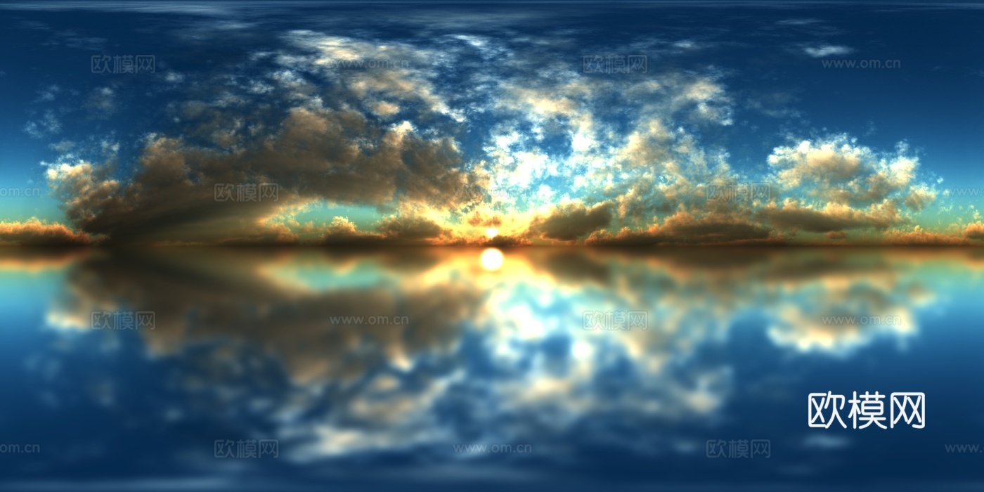 天空HDR 高清 日出 日落 多云 景观 风景贴图