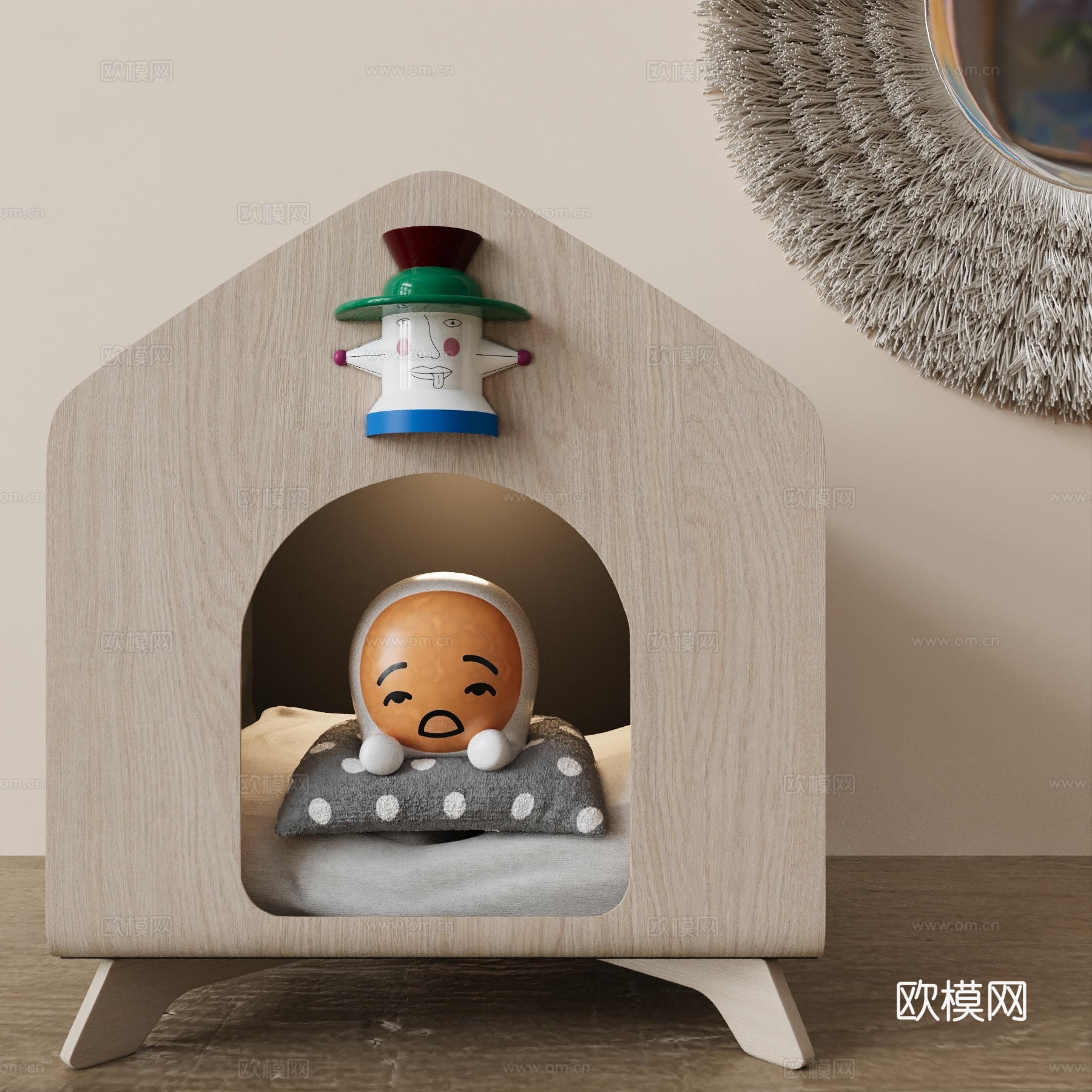 宠物用品 宠物窝 猫窝狗窝3d模型