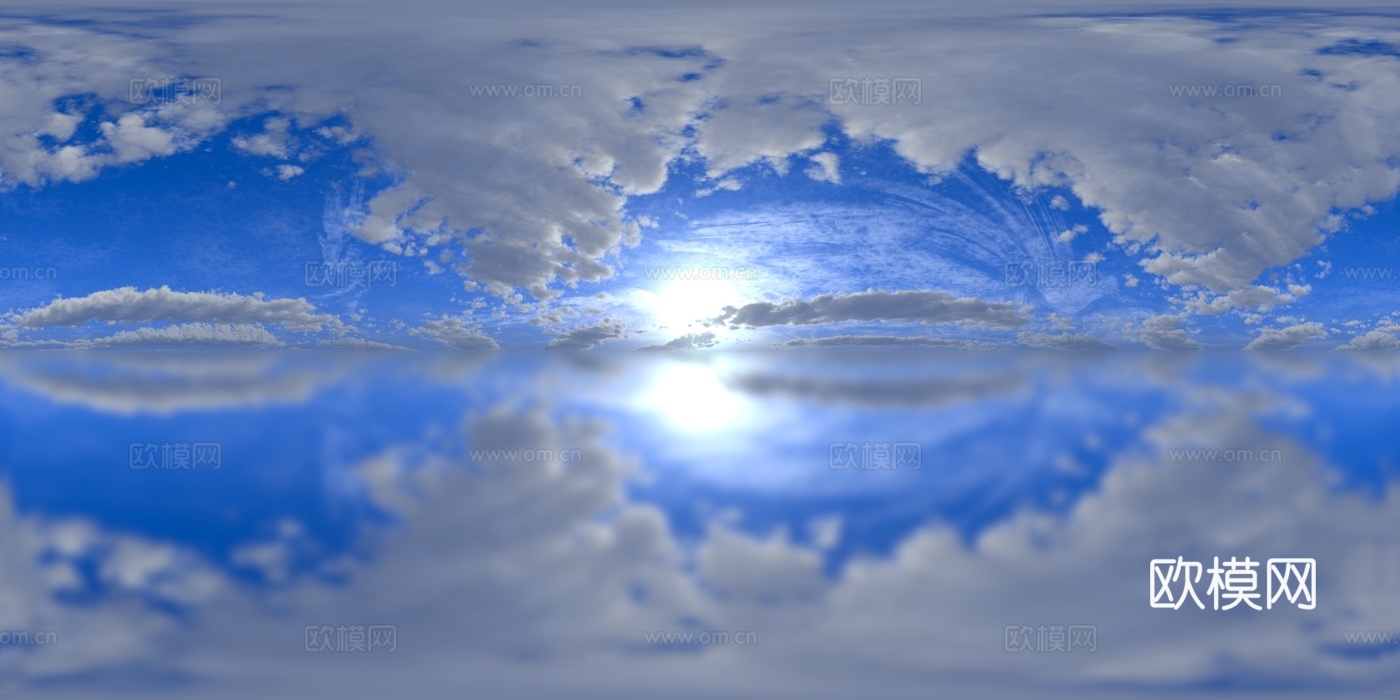 天空HDR 高清 日出 日落 多云 景观 风景贴图下载