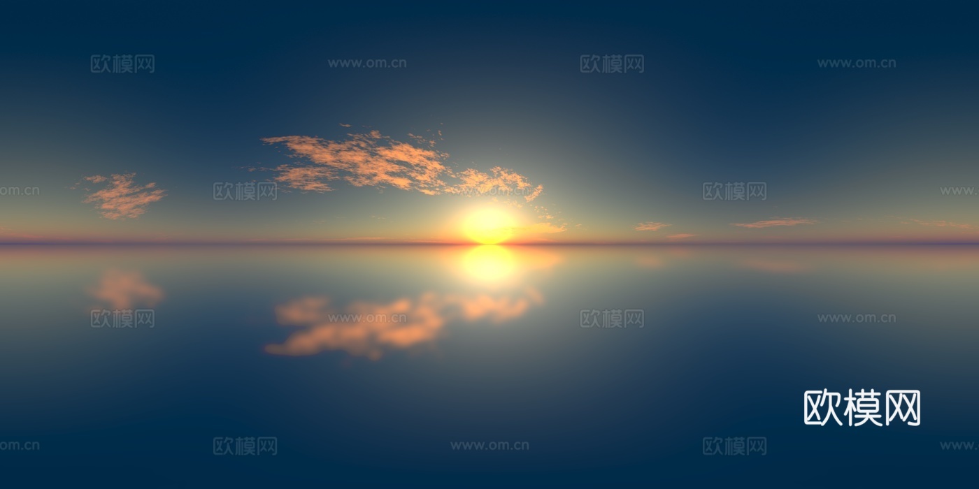 天空HDR 高清 日出 日落 多云 景观 风景贴图