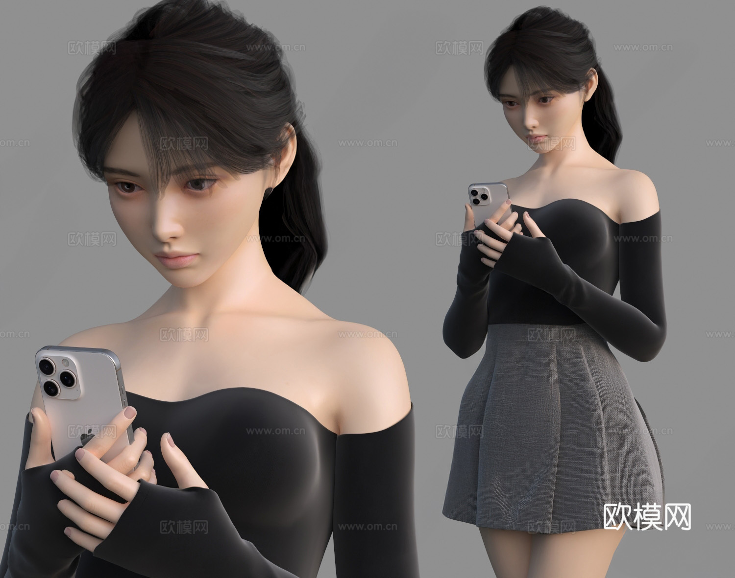 女人su模型
