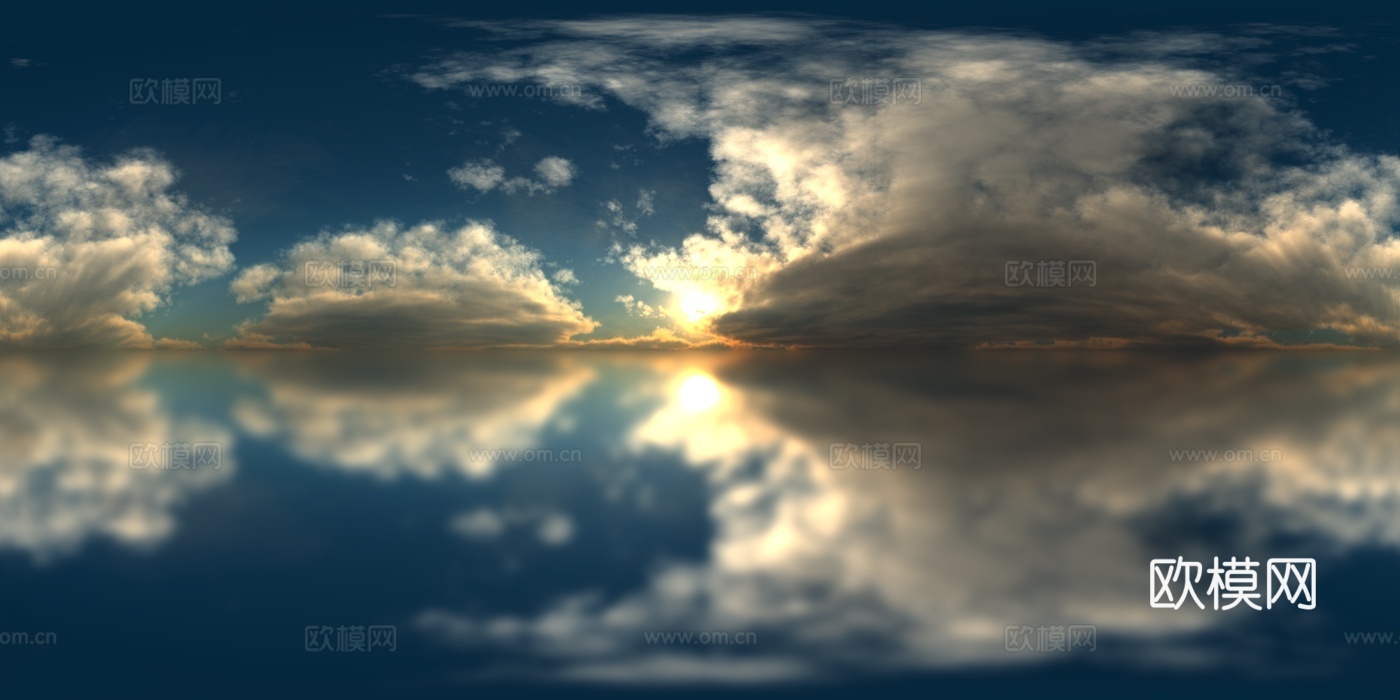 天空HDR 高清 日出 日落 多云 景观 风景贴图