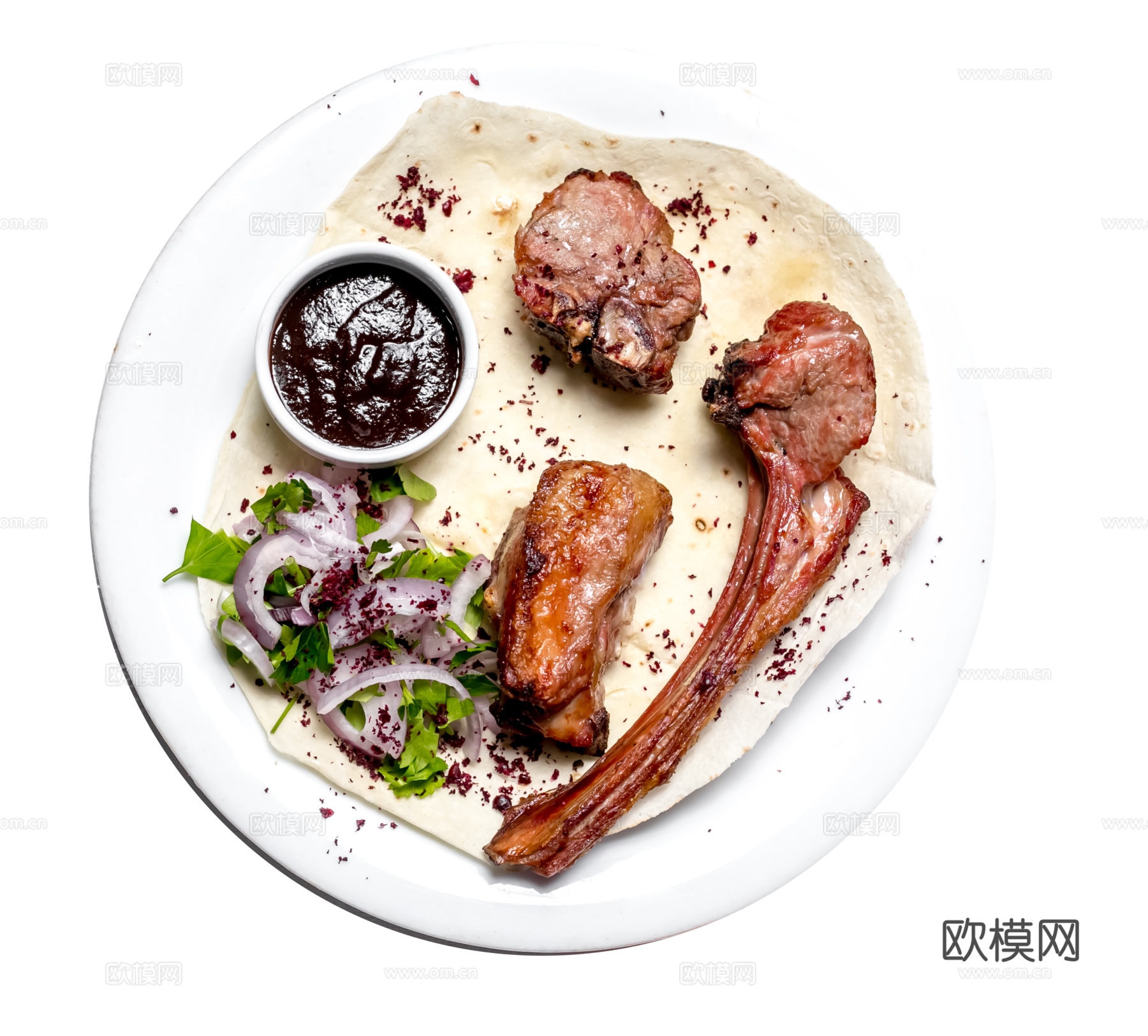 免抠烤羊肉 肉串 牛排 羊排套餐 烧烤 扇子骨 羊腿