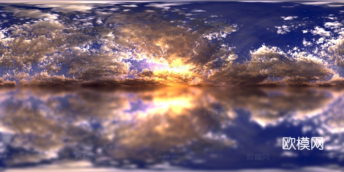 天空HDR 高清 日出 日落 多云 景观 风景贴图