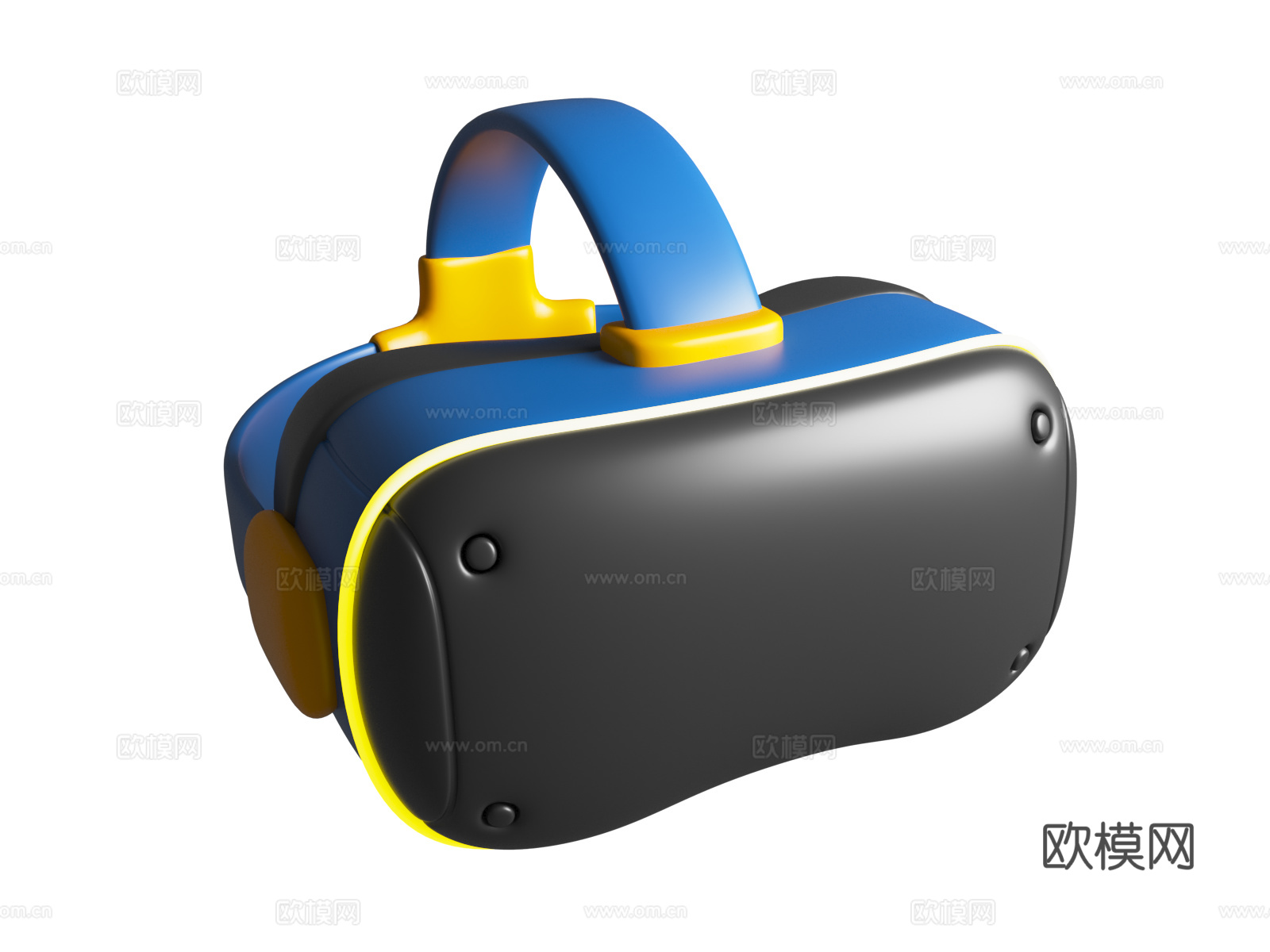 VR眼镜 游戏设备  卡通游戏设备主题 VR设备3d模型