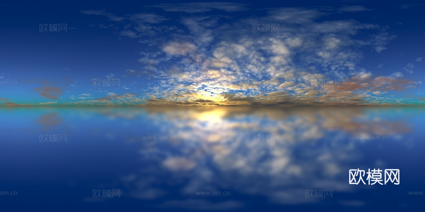 天空HDR 高清 日出 日落 多云 景观 风景贴图