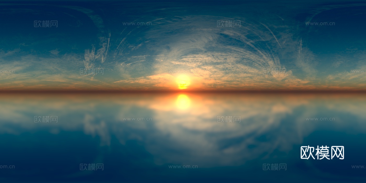 天空HDR 高清 日出 日落 多云 景观 风景贴图