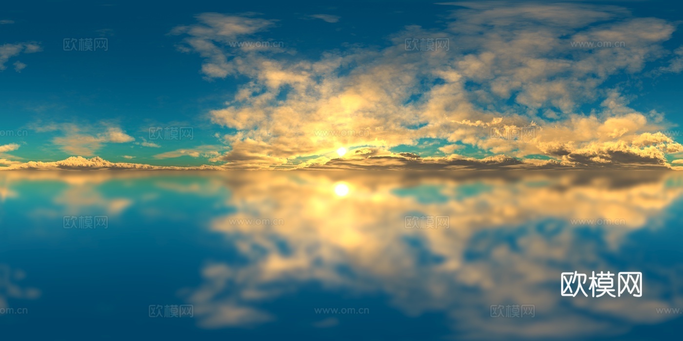 天空HDR 高清 日出 日落 多云 景观 风景贴图下载