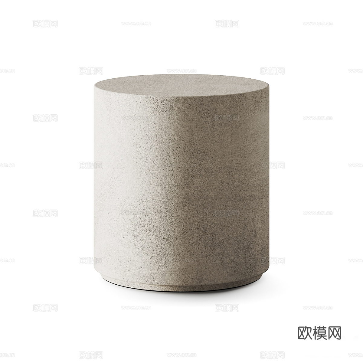 现代侘寂茶几边几3d模型